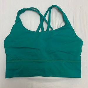 Lululemon Energy LONGLINE Sports Bra Teal